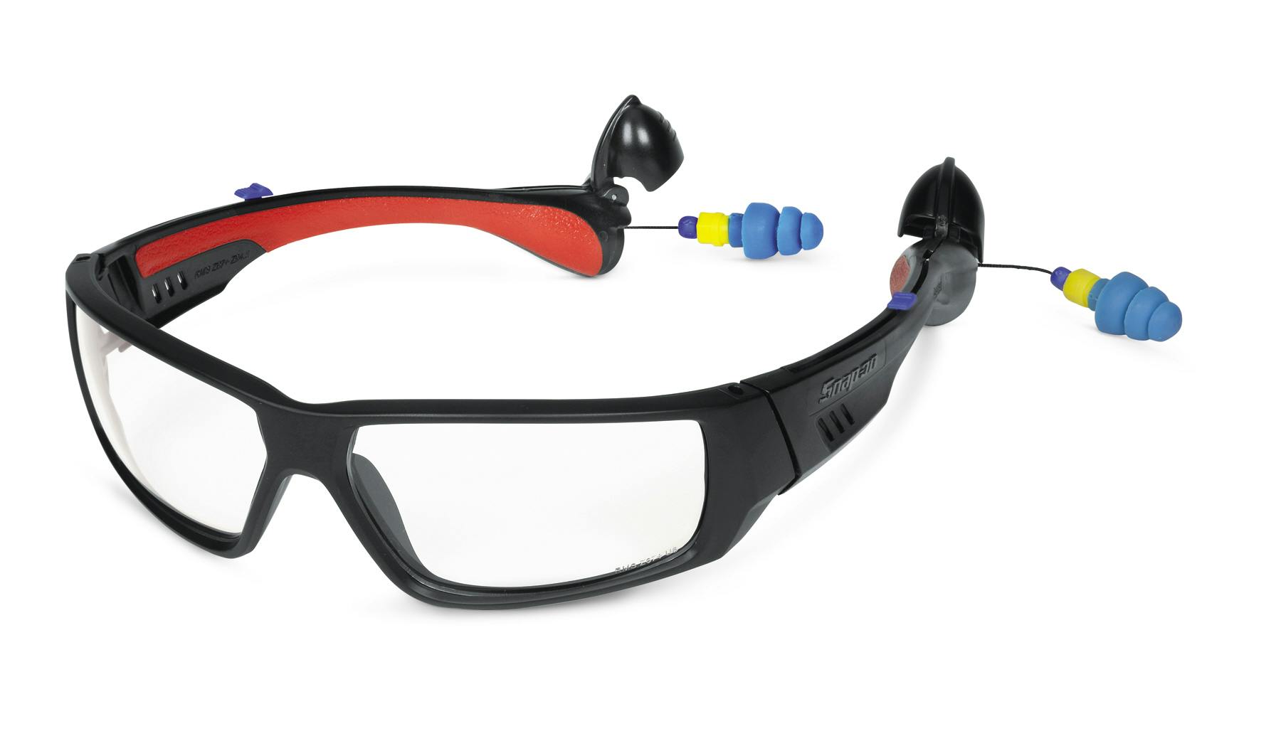 Transparent with Ear Plugs KS TOOLS Glasses 